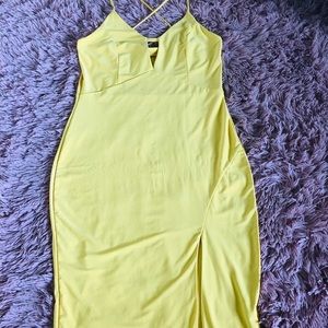 Bright Yellow Dress